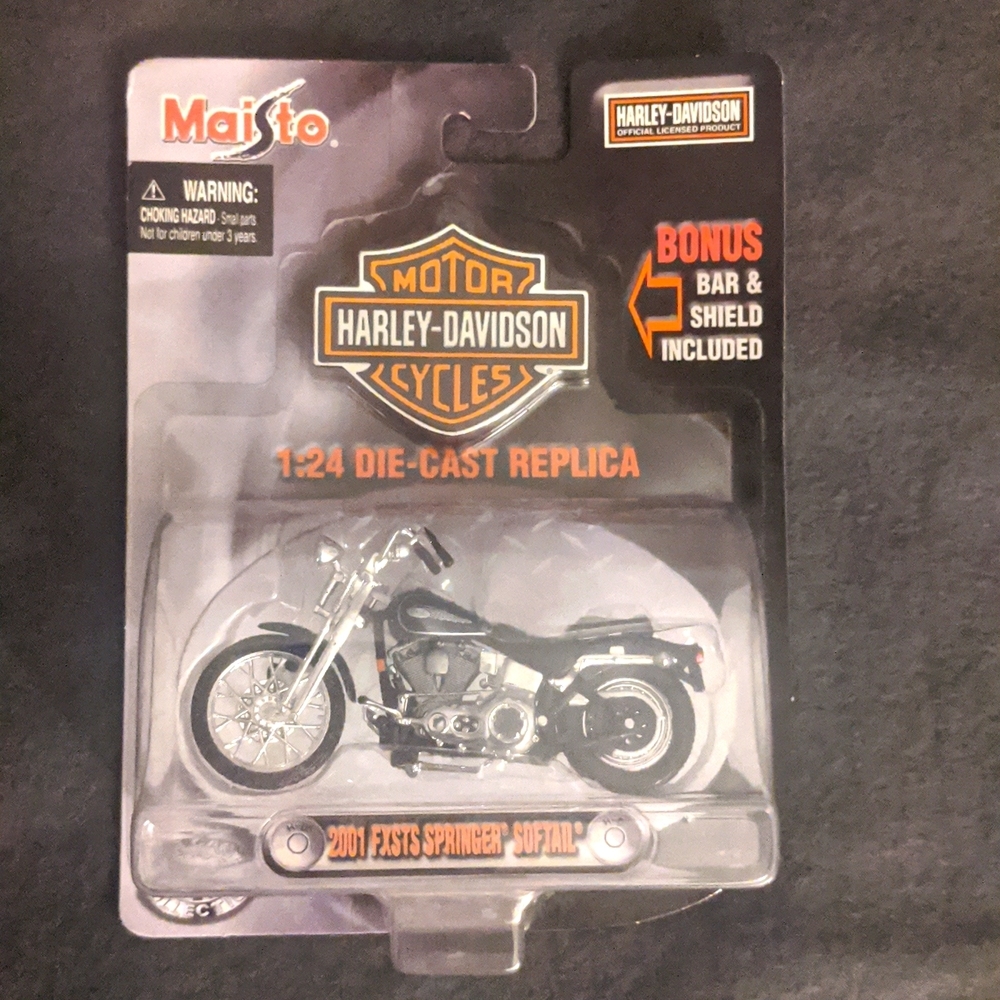 Harley Davidson Motorcycles 1:24 Die Cast Replica